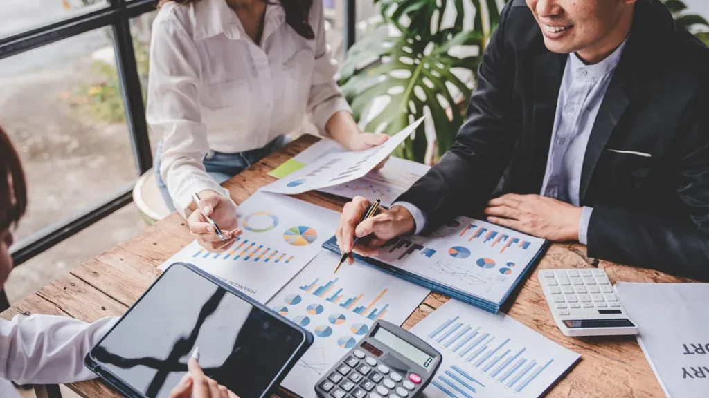 group of people with data